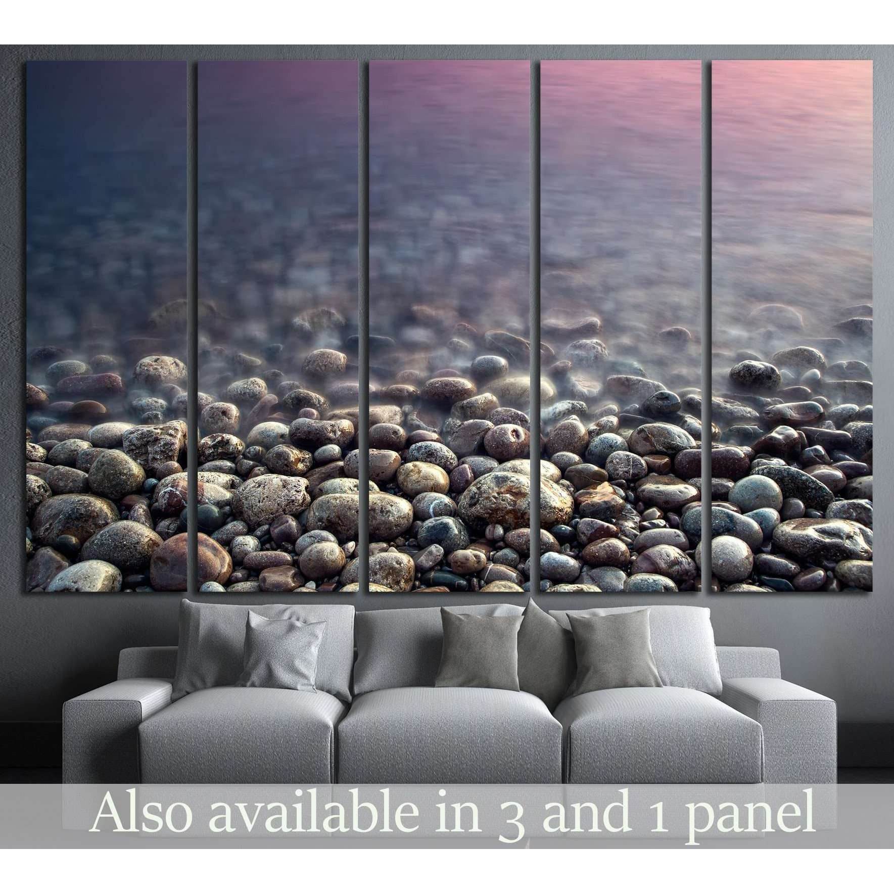 Nature composition of sunset №838 Ready to Hang Canvas Print