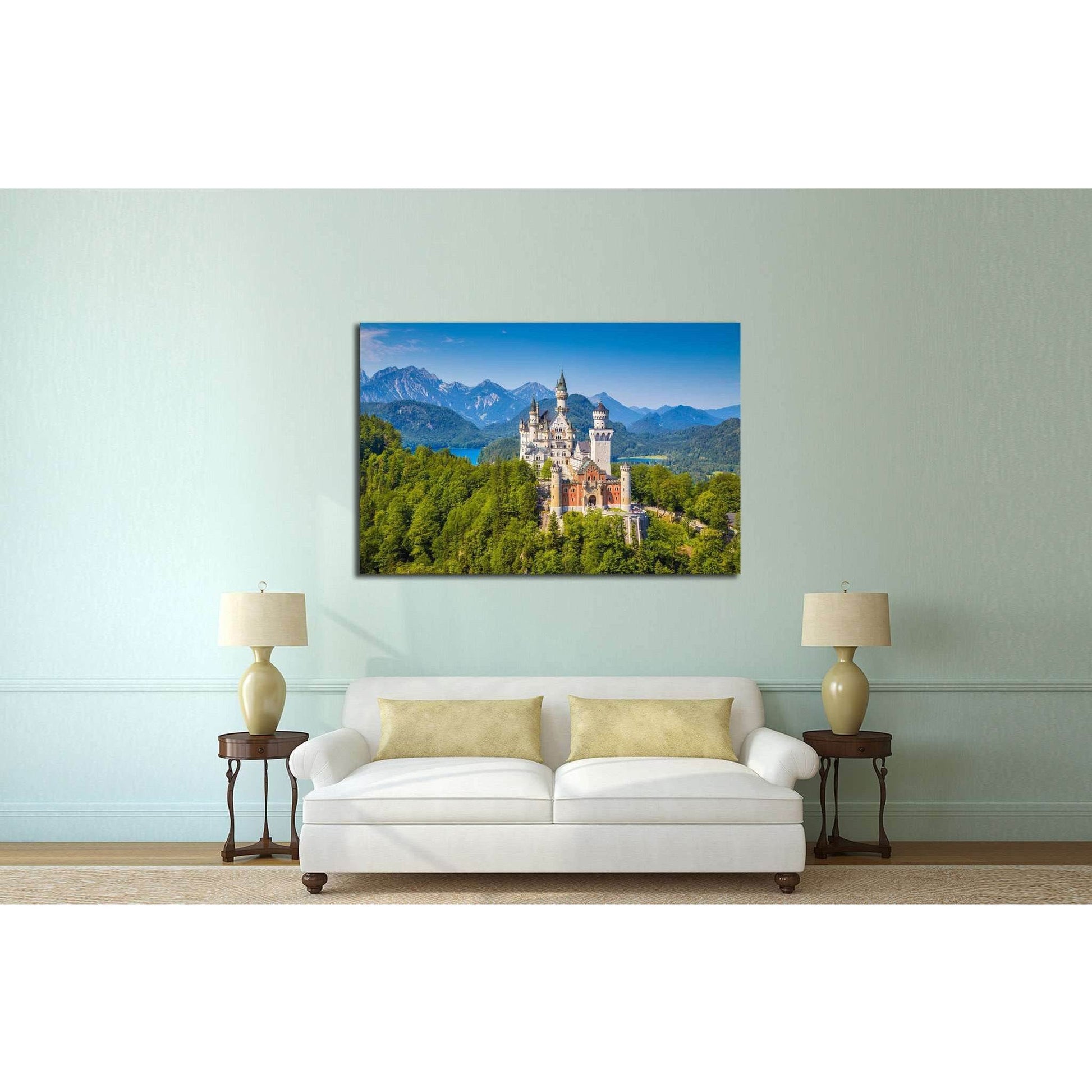 Neuschwanstein Castle, Germany №596 Ready to Hang Canvas PrintCanvas art arrives ready to hang, with hanging accessories included and no additional framing required. Every canvas print is hand-crafted, made on-demand at our workshop and expertly stretched