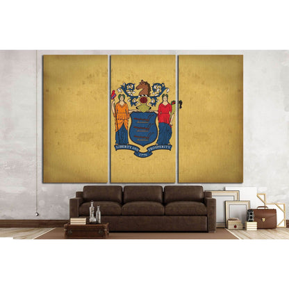 New Jersey flag №680 Ready to Hang Canvas PrintCanvas art arrives ready to hang, with hanging accessories included and no additional framing required. Every canvas print is hand-crafted, made on-demand at our workshop and expertly stretched around 100% No