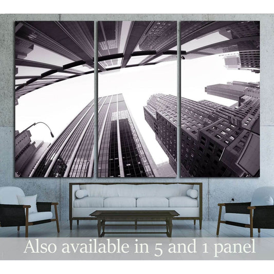 new york №1507 Ready to Hang Canvas Print - Zellart Canvas Prints 0_NY_ART, ALL_Products, s-1507