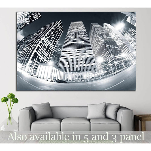 New York №755 Ready to Hang Canvas Print - Zellart Canvas Prints 0_NY_ART, ALL_Products, s-755