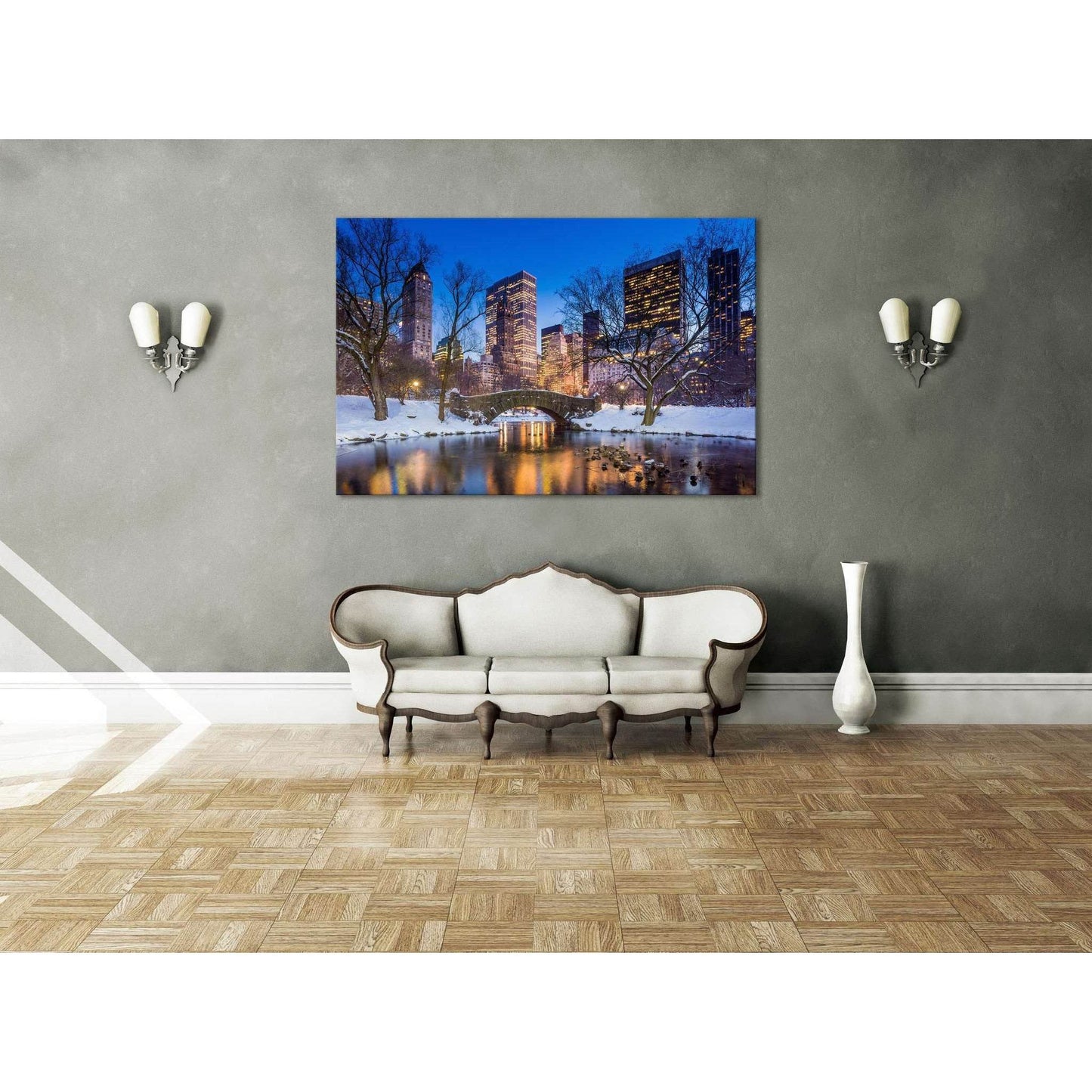 New York Central Park №617 Ready to Hang Canvas PrintCanvas art arrives ready to hang, with hanging accessories included and no additional framing required. Every canvas print is hand-crafted, made on-demand at our workshop and expertly stretched around 1
