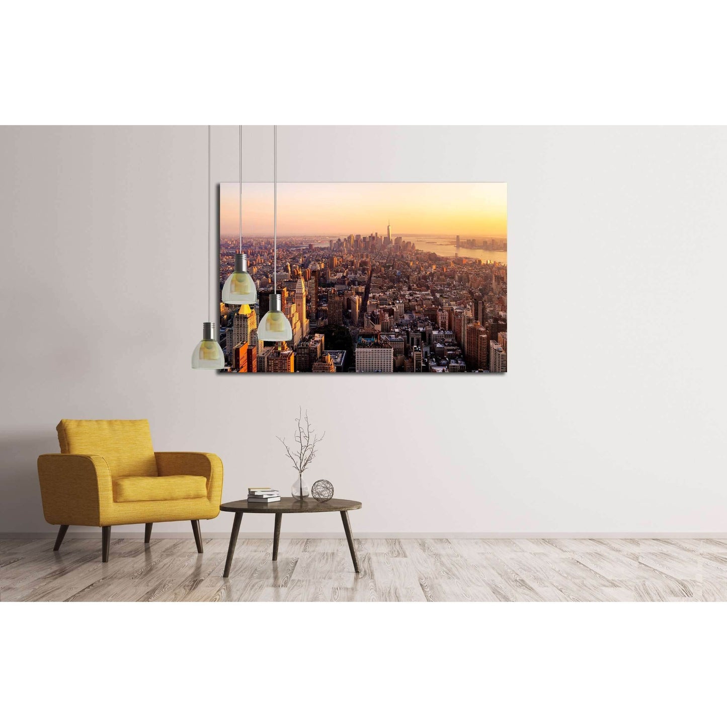 New York City at sunset №2992 Ready to Hang Canvas PrintCanvas art arrives ready to hang, with hanging accessories included and no additional framing required. Every canvas print is hand-crafted, made on-demand at our workshop and expertly stretched aroun