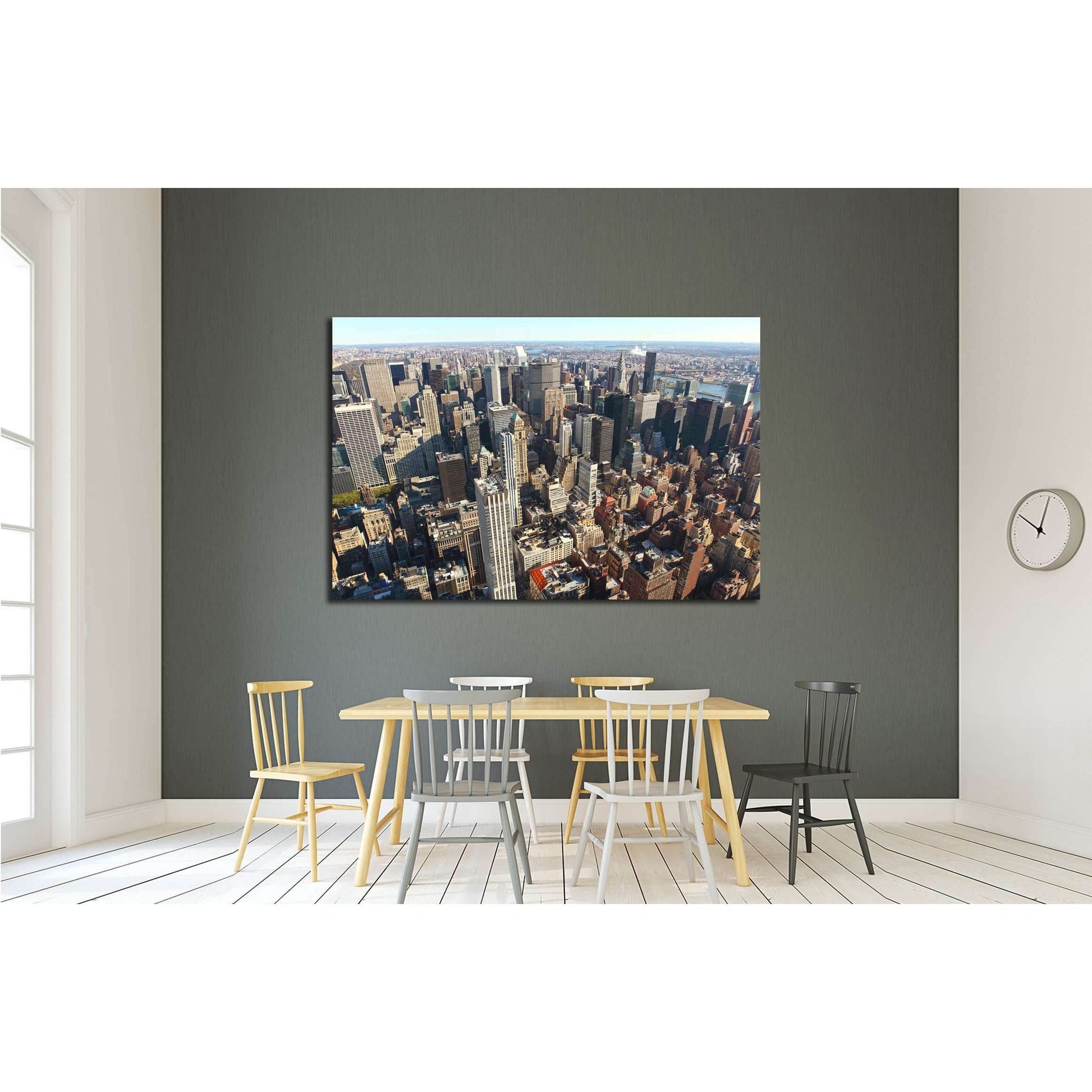New York City Manhattan cityscape, USA №2618 Ready to Hang Canvas PrintCanvas art arrives ready to hang, with hanging accessories included and no additional framing required. Every canvas print is hand-crafted, made on-demand at our workshop and expertly