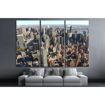 New York City Manhattan cityscape, USA №2618 Ready to Hang Canvas PrintCanvas art arrives ready to hang, with hanging accessories included and no additional framing required. Every canvas print is hand-crafted, made on-demand at our workshop and expertly