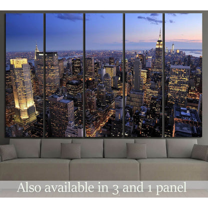 New York City skyline, Manhattan, New York №2646 Ready to Hang Canvas PrintCanvas art arrives ready to hang, with hanging accessories included and no additional framing required. Every canvas print is hand-crafted, made on-demand at our workshop and exper