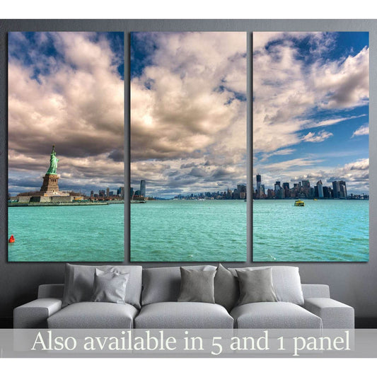 New York City, USA №1206 Ready to Hang Canvas Print - Zellart Canvas Prints 0_NY_ART, ALL_Products, s-1206