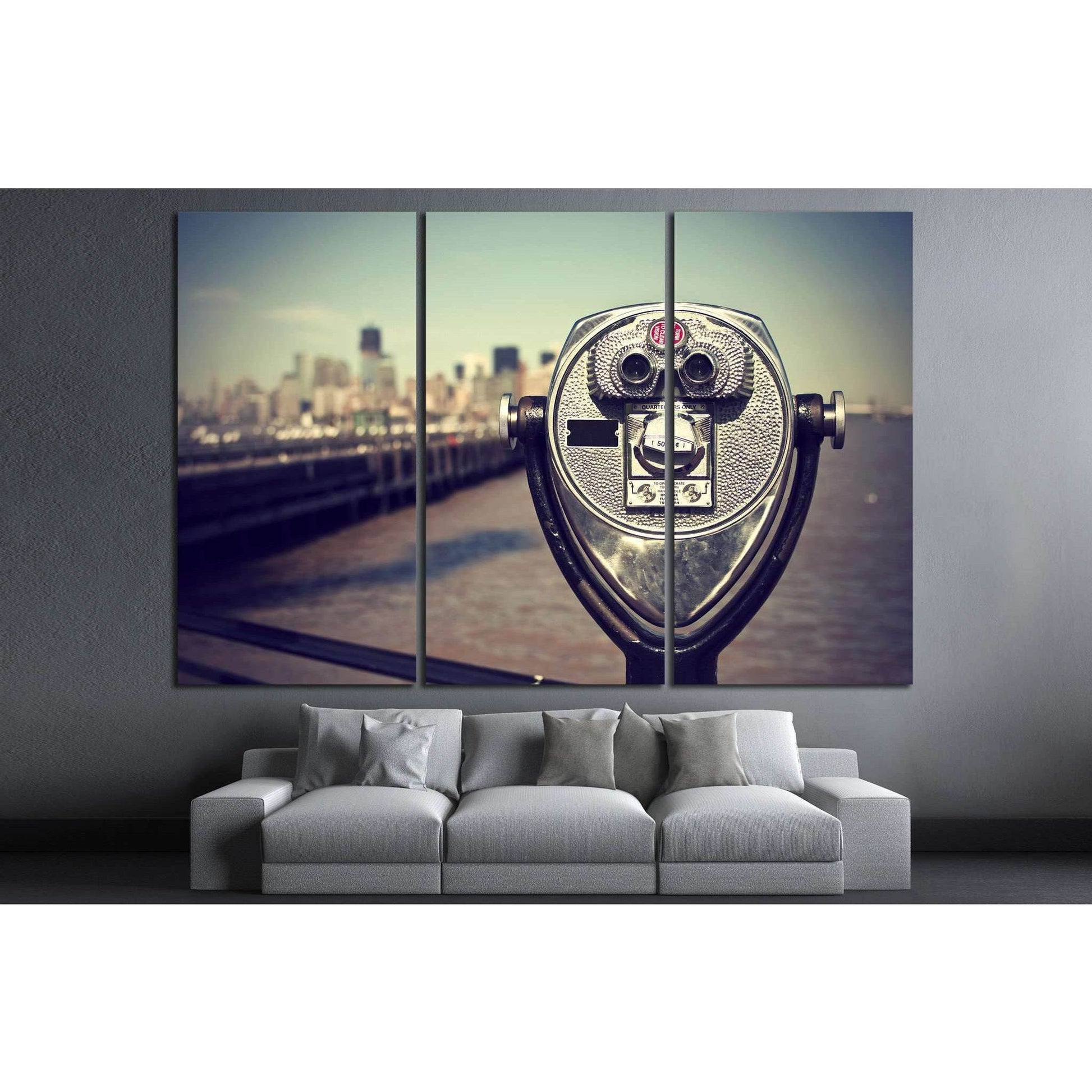 New York City, USA №863 Ready to Hang Canvas Print - Zellart Canvas Prints 0_NY_ART, ALL_Products, s-863