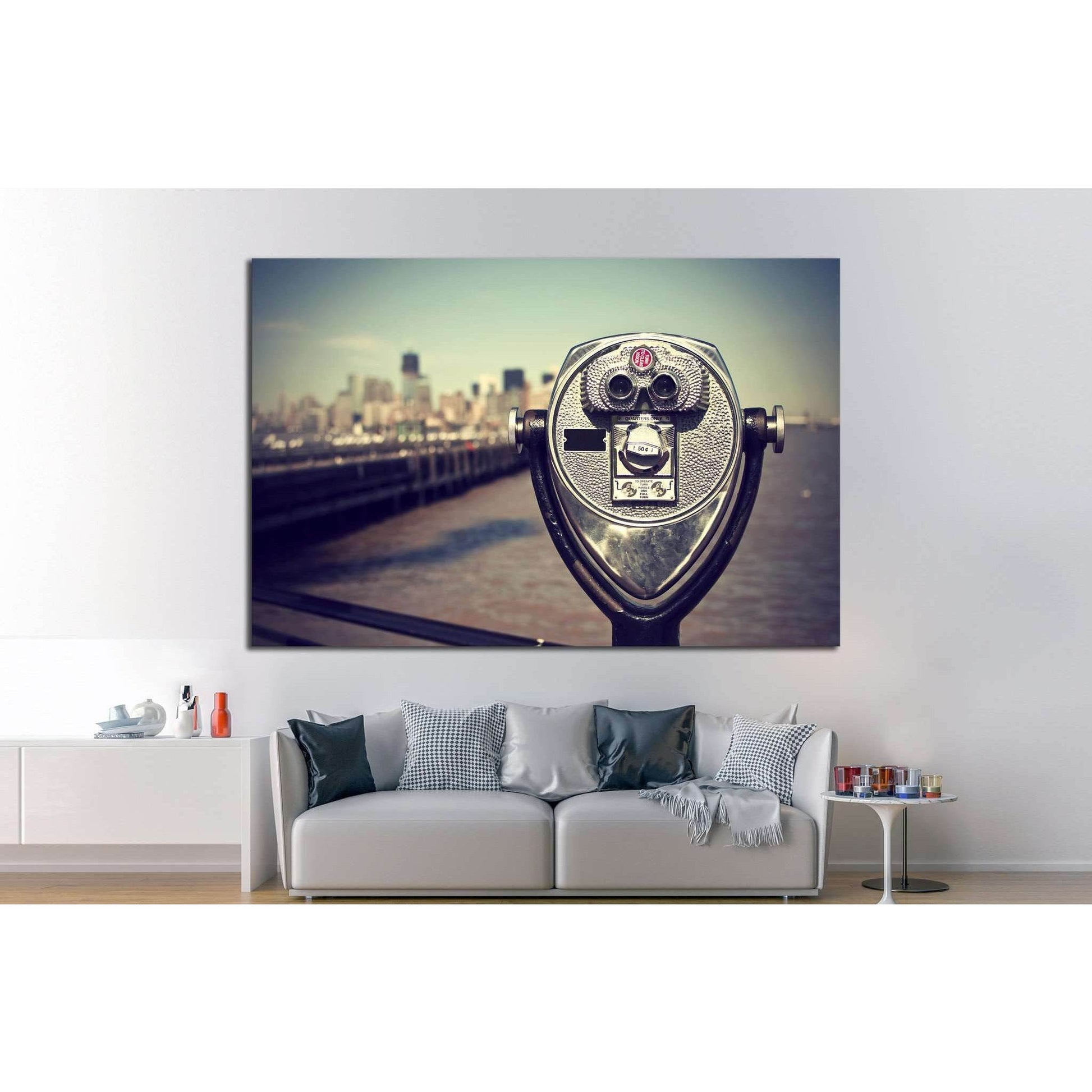 New York City, USA №863 Ready to Hang Canvas Print - Zellart Canvas Prints 0_NY_ART, ALL_Products, s-863