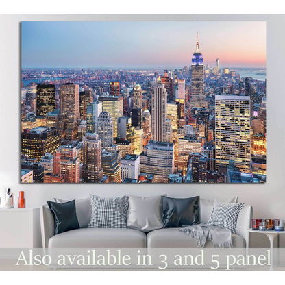 New York City, USA №1121 Ready to Hang Canvas PrintCanvas art arrives ready to hang, with hanging accessories included and no additional framing required. Every canvas print is hand-crafted, made on-demand at our workshop and expertly stretched around 100