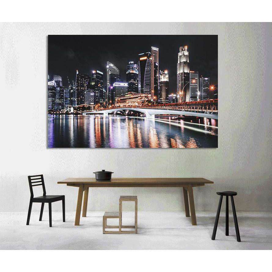 New York Cityscape №890 Ready to Hang Canvas Print - Zellart Canvas Prints 0_NY_ART, ALL_Products, autopostr_pinterest_65155, autopostr_pinterest_65157, autopostr_pinterest_65158, autopostr_pinterest_65160