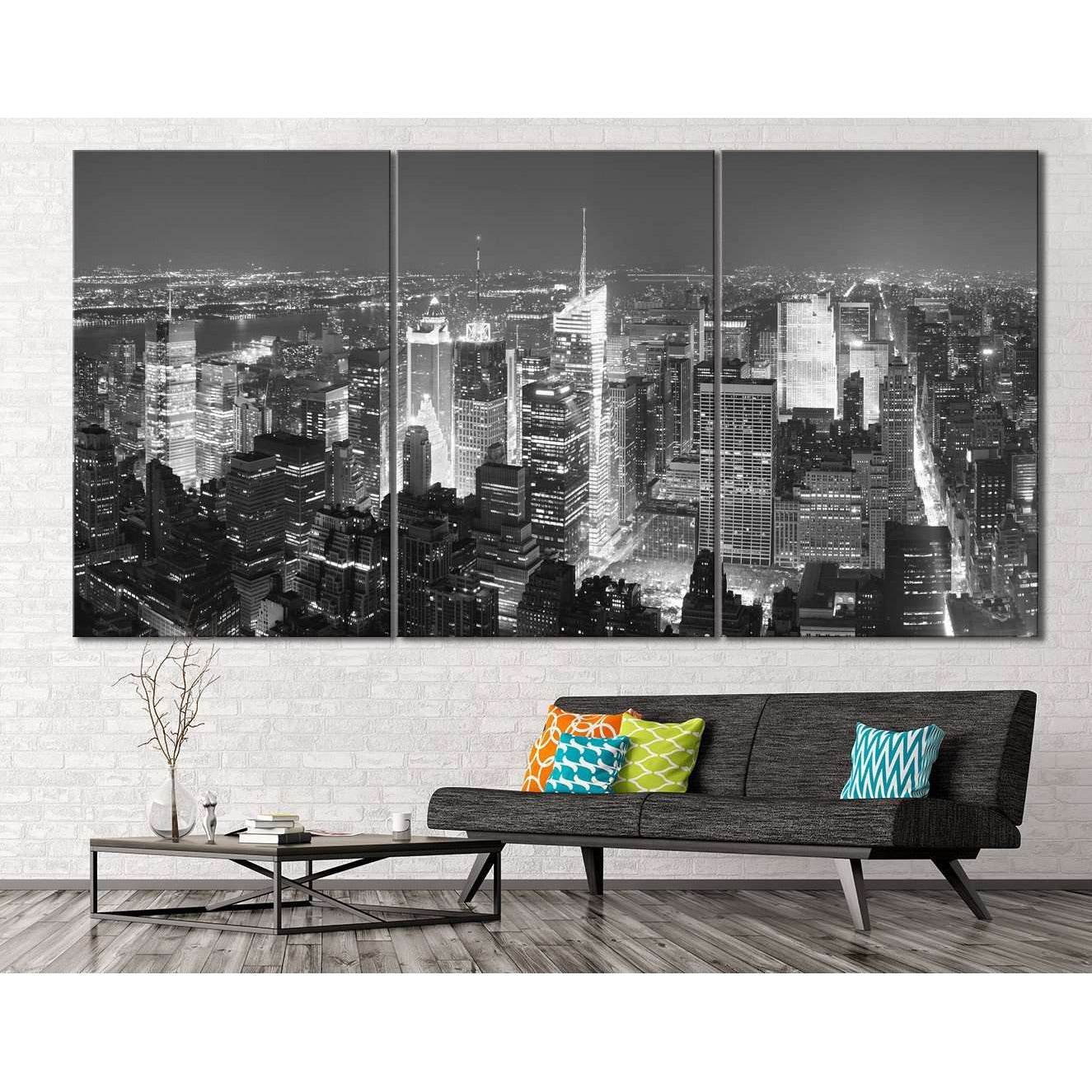 New York Cityscape №116 Ready to Hang Canvas PrintCanvas art arrives ready to hang, with hanging accessories included and no additional framing required. Every canvas print is hand-crafted, made on-demand at our workshop and expertly stretched around 100%