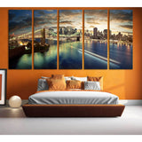 New York Cityscape №611 Ready to Hang Canvas Print