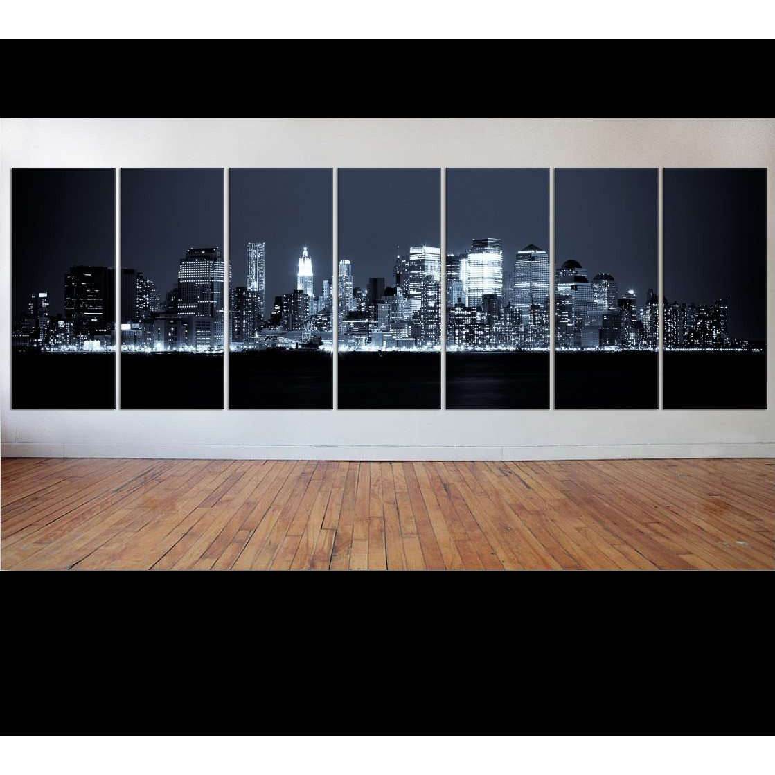 New York Extra large 7 panel canvas №37 Ready to Hang Canvas PrintCanvas art arrives ready to hang, with hanging accessories included and no additional framing required. Every canvas print is hand-crafted, made on-demand at our workshop and expertly stret