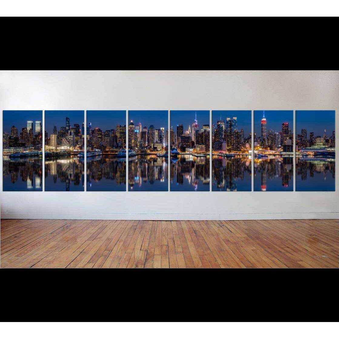 New York Extra Large Panorama №44 Ready to Hang Canvas PrintCanvas art arrives ready to hang, with hanging accessories included and no additional framing required. Every canvas print is hand-crafted, made on-demand at our workshop and expertly stretched a