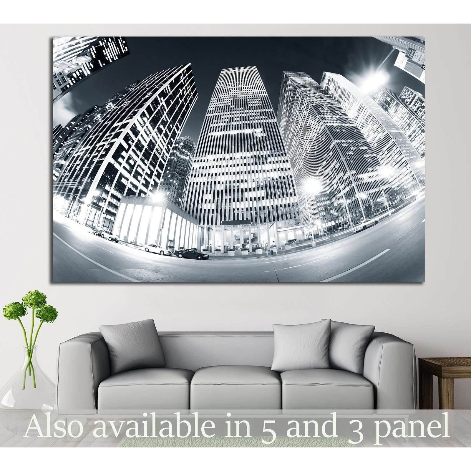 New York №755 Ready to Hang Canvas Print