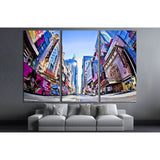 NEW YORK, Times Square and 42nd Stree №2267 Ready to Hang Canvas Print