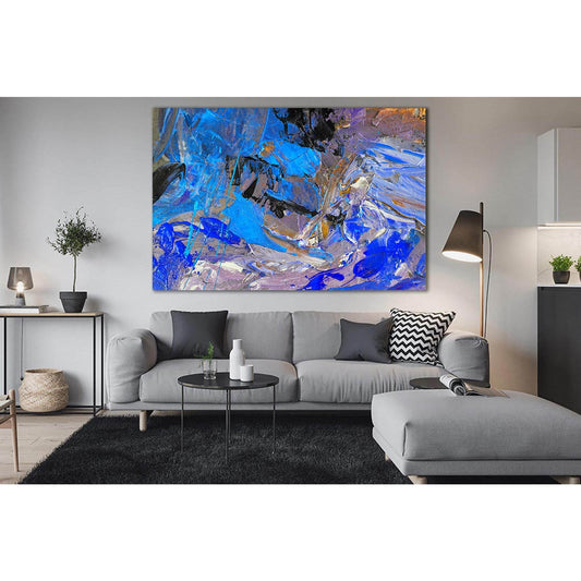 Nice Abstract Figurative Oil Painting №SL586 Ready to Hang Canvas Print - Zellart Canvas Prints 0new, ALL_Products, Oil Painting Wall Art