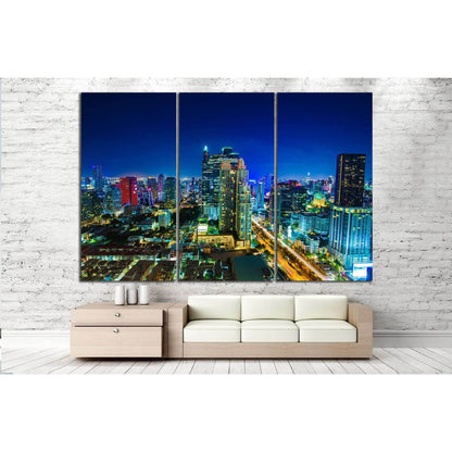 night landscape buildings №995 Ready to Hang Canvas PrintCanvas art arrives ready to hang, with hanging accessories included and no additional framing required. Every canvas print is hand-crafted, made on-demand at our workshop and expertly stretched arou