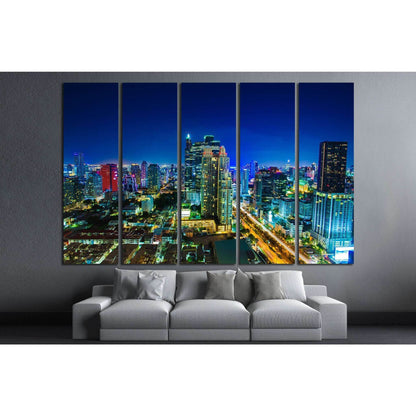 night landscape buildings №995 Ready to Hang Canvas PrintCanvas art arrives ready to hang, with hanging accessories included and no additional framing required. Every canvas print is hand-crafted, made on-demand at our workshop and expertly stretched arou