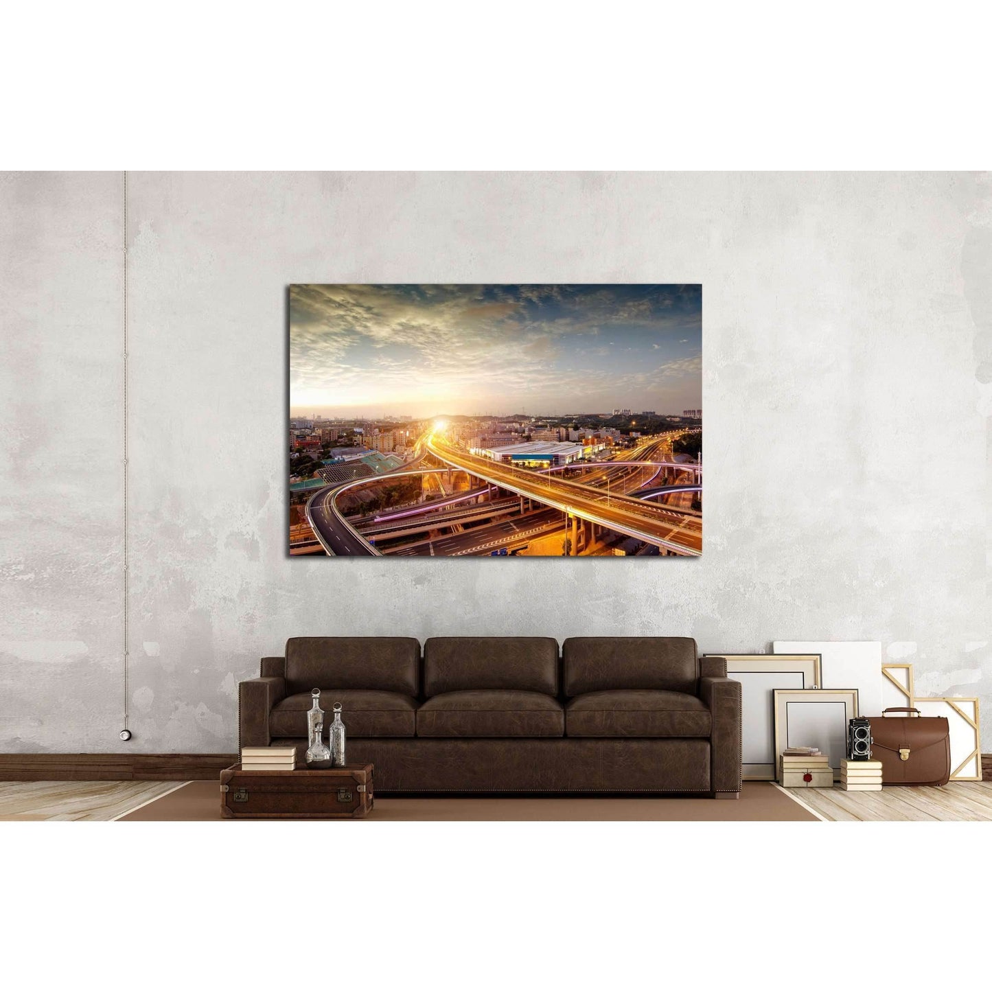 night view of the bridge and city in china №2280 Ready to Hang Canvas PrintCanvas art arrives ready to hang, with hanging accessories included and no additional framing required. Every canvas print is hand-crafted, made on-demand at our workshop and exper