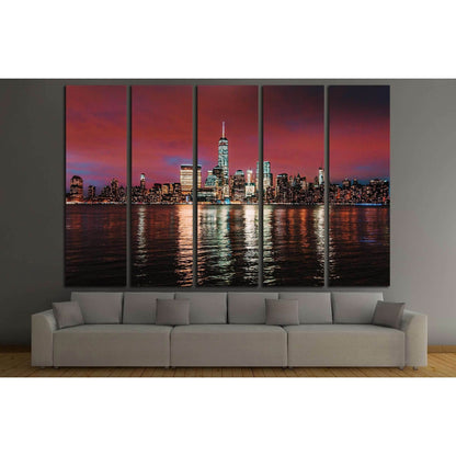 Nights approach №2962 Ready to Hang Canvas Print - Zellart Canvas Prints ALL_Products, s-2962
