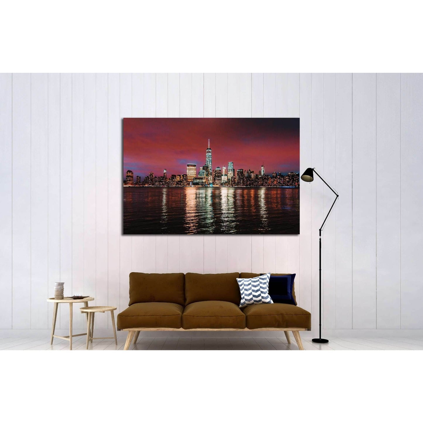 Nights approach №2962 Ready to Hang Canvas Print - Zellart Canvas Prints ALL_Products, s-2962