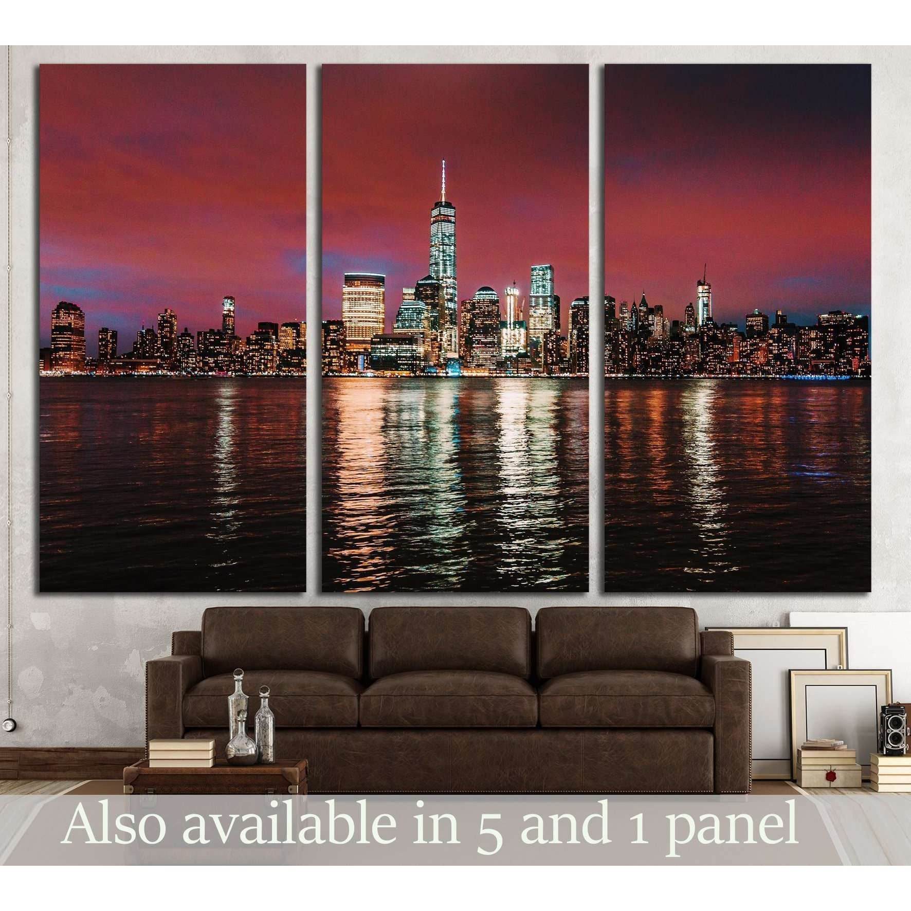 Nights approach №2962 Ready to Hang Canvas Print - Zellart Canvas Prints ALL_Products, s-2962