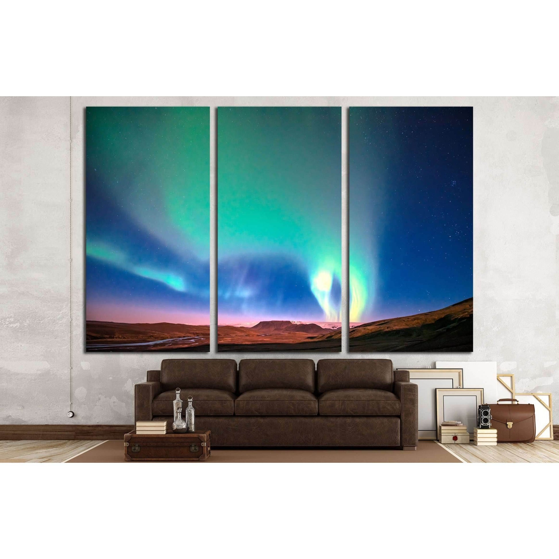 Northern Lights №2909 Ready to Hang Canvas PrintCanvas art arrives ready to hang, with hanging accessories included and no additional framing required. Every canvas print is hand-crafted, made on-demand at our workshop and expertly stretched around 100% N