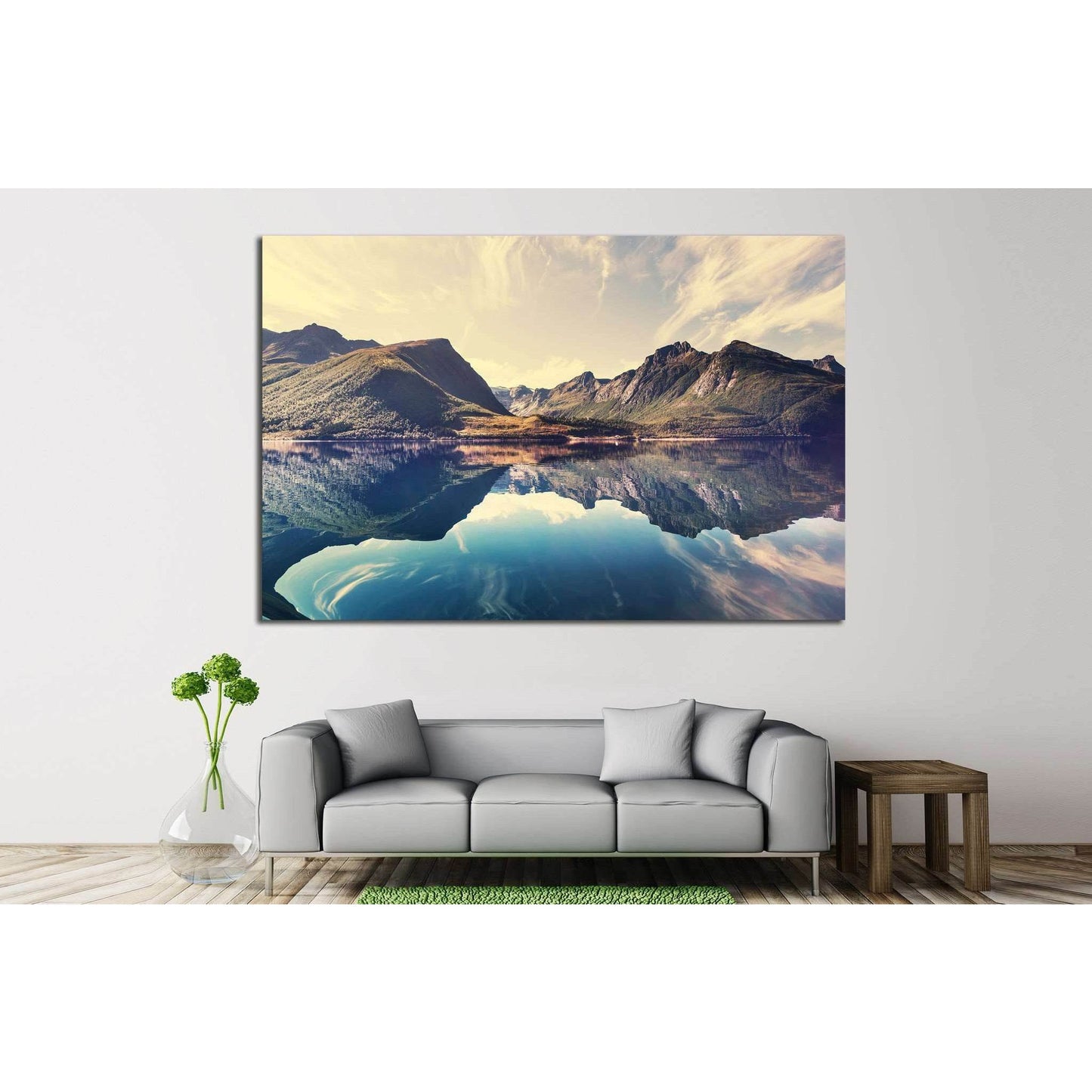 Norway landscapes №642 Ready to Hang Canvas Print - Zellart Canvas Prints ALL_Products, s-642