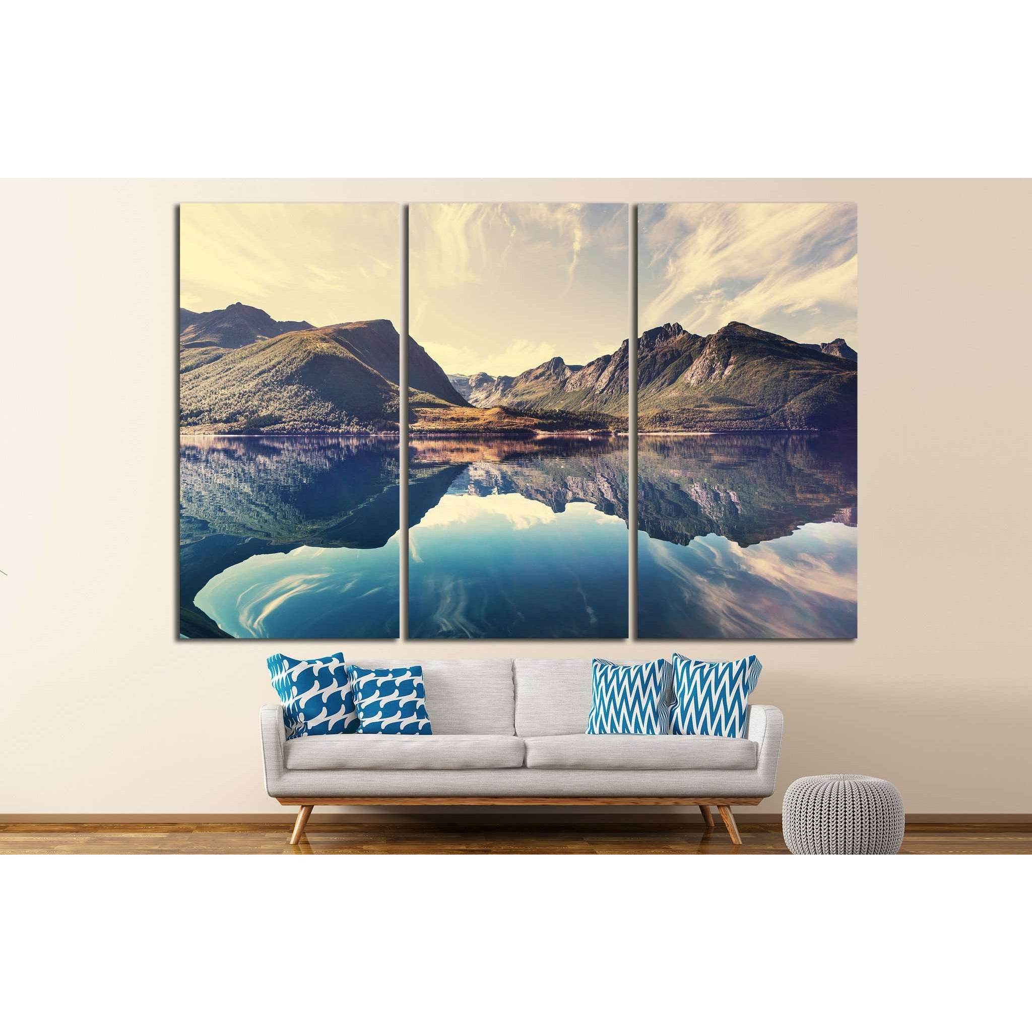 Norway landscapes №642 Ready to Hang Canvas Print