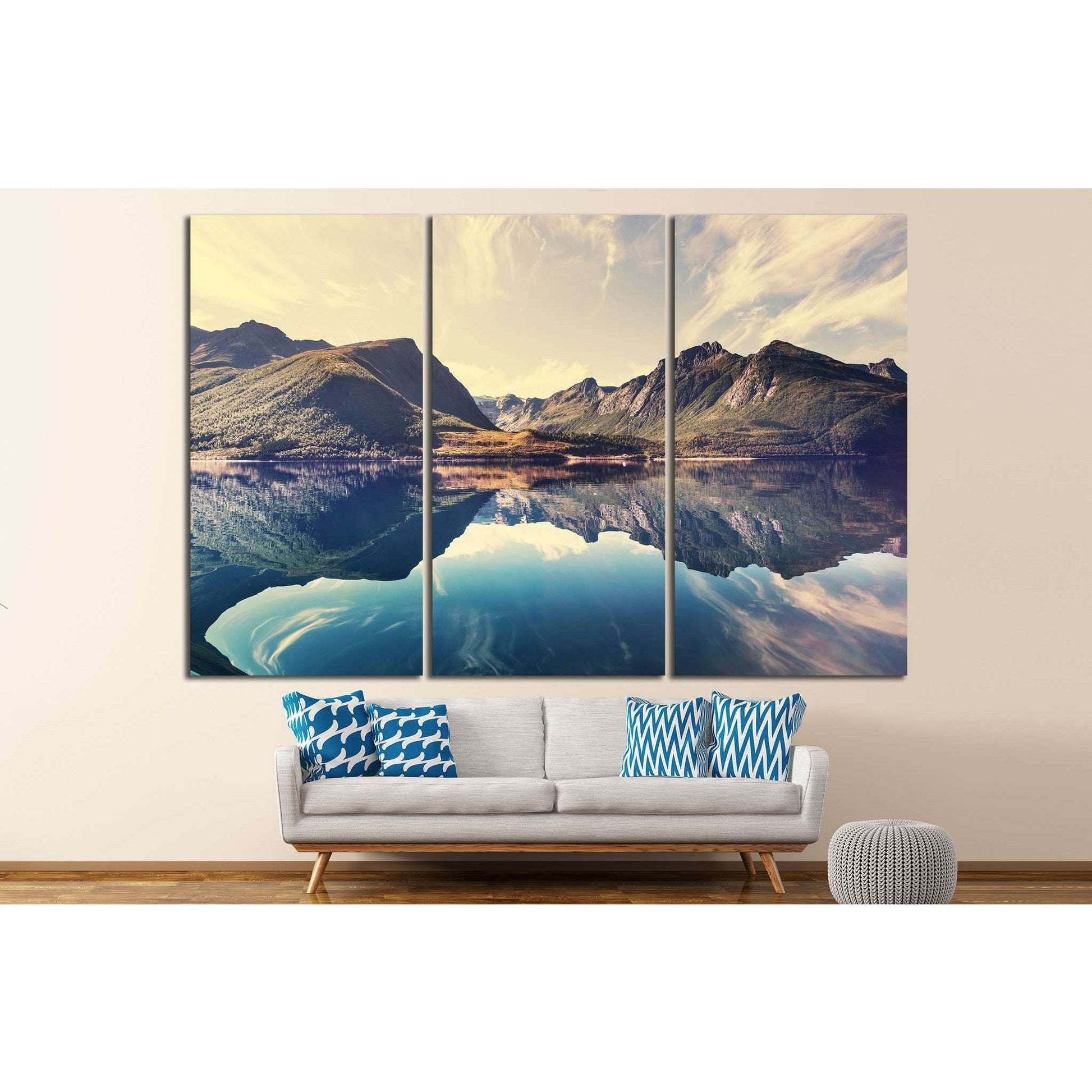 Norway landscapes №642 Ready to Hang Canvas PrintCanvas art arrives ready to hang, with hanging accessories included and no additional framing required. Every canvas print is hand-crafted, made on-demand at our workshop and expertly stretched around 100%