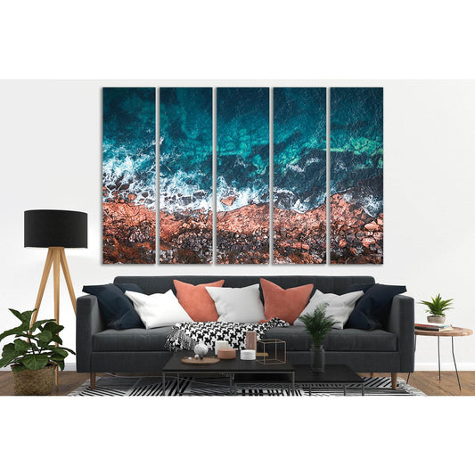 Ocean Shore Australia №SL120 Ready to Hang Canvas Print - Zellart Canvas Prints 0new, ALL_Products, Beach Ocean & Waves