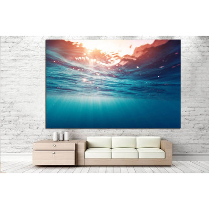 Ocean Waves №501 Ready to Hang Canvas Print - Zellart Canvas Prints ALL_Products, s-501