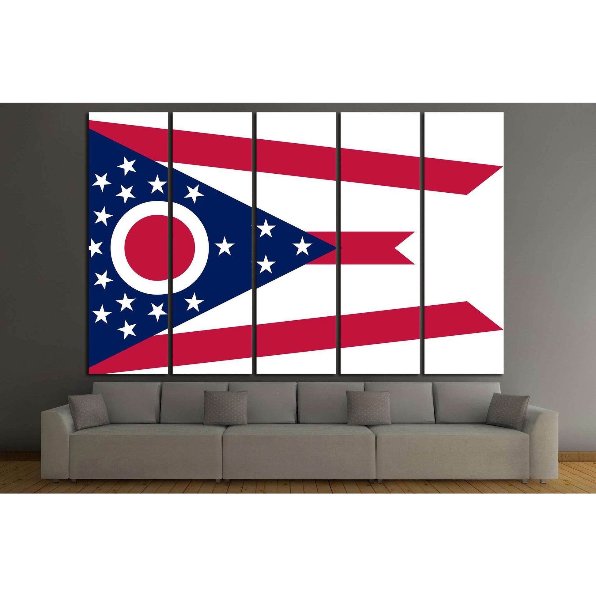Ohio №675 Ready to Hang Canvas Print - Zellart Canvas Prints ALL_Products, s-675
