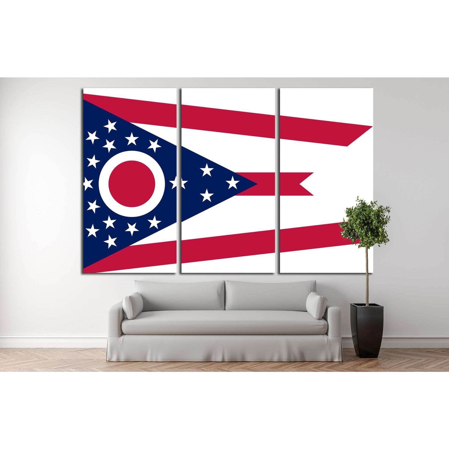Ohio №675 Ready to Hang Canvas Print - Zellart Canvas Prints ALL_Products, s-675