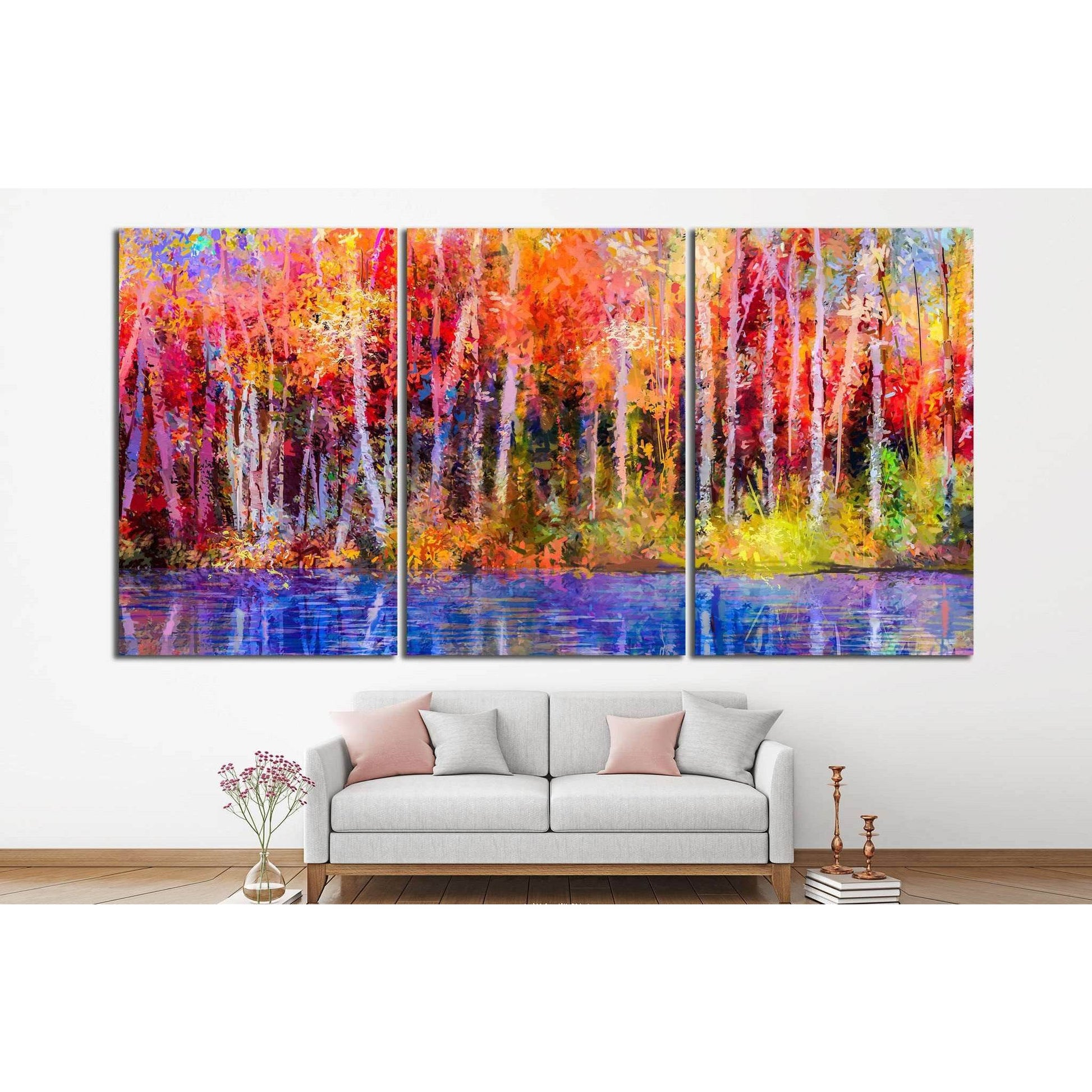 Oil painting №1078 Ready to Hang Canvas Print - Zellart Canvas Prints ALL_Products, s-1078