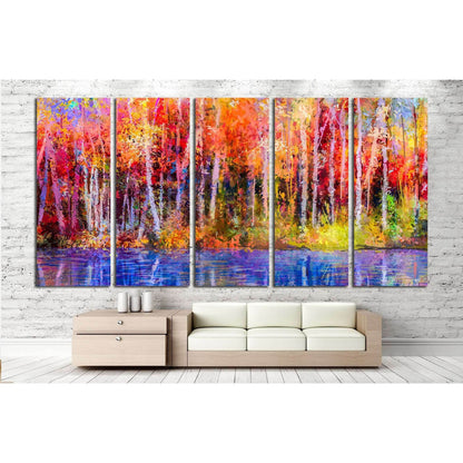 Oil painting №1078 Ready to Hang Canvas Print - Zellart Canvas Prints ALL_Products, s-1078