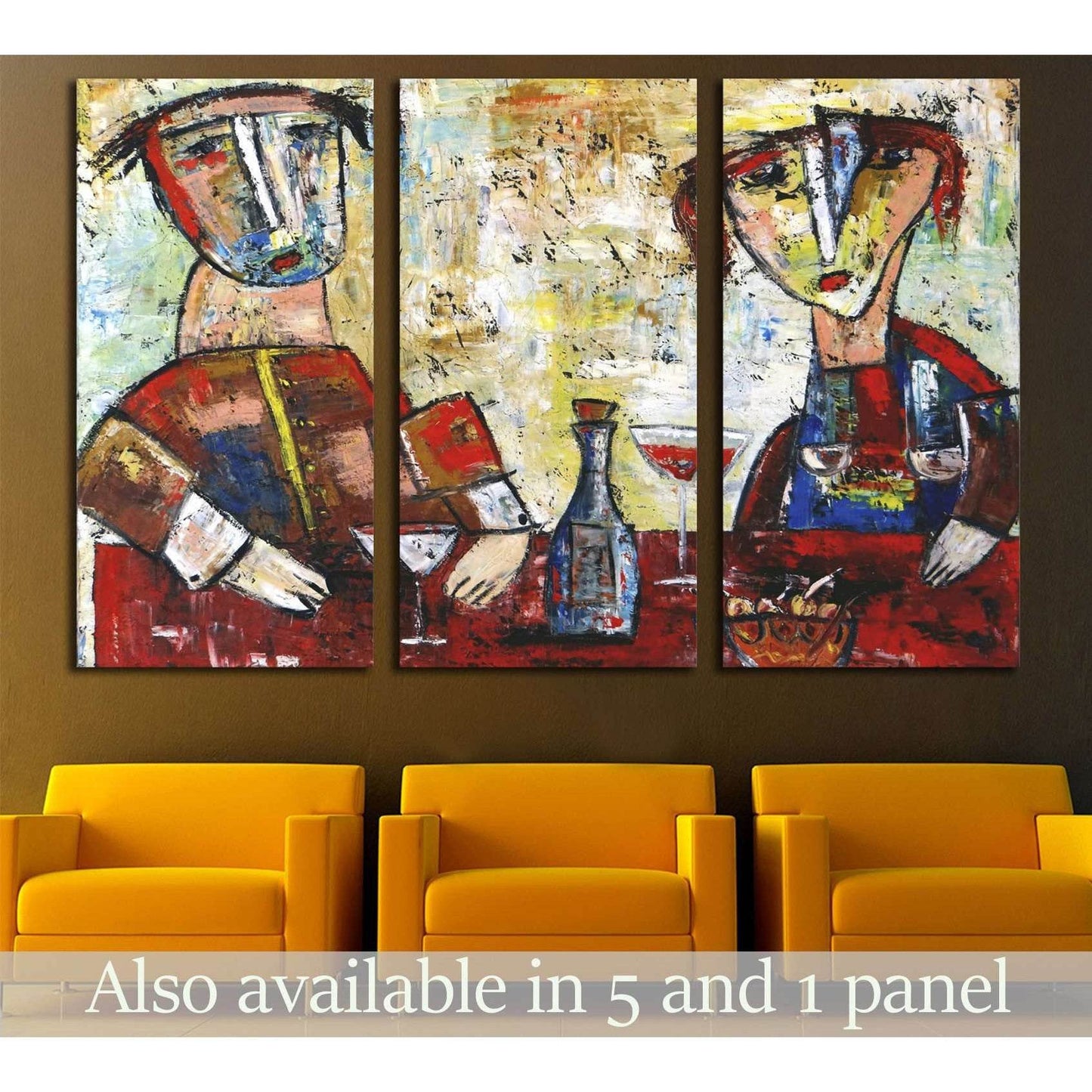 Oil painting №3422 Ready to Hang Canvas Print - Zellart Canvas Prints ALL_Products, s-3422