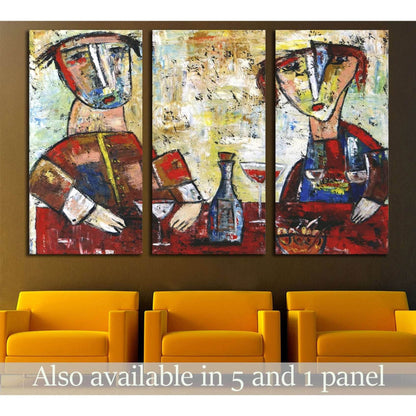 Oil painting №3422 Ready to Hang Canvas Print - Zellart Canvas Prints ALL_Products, s-3422