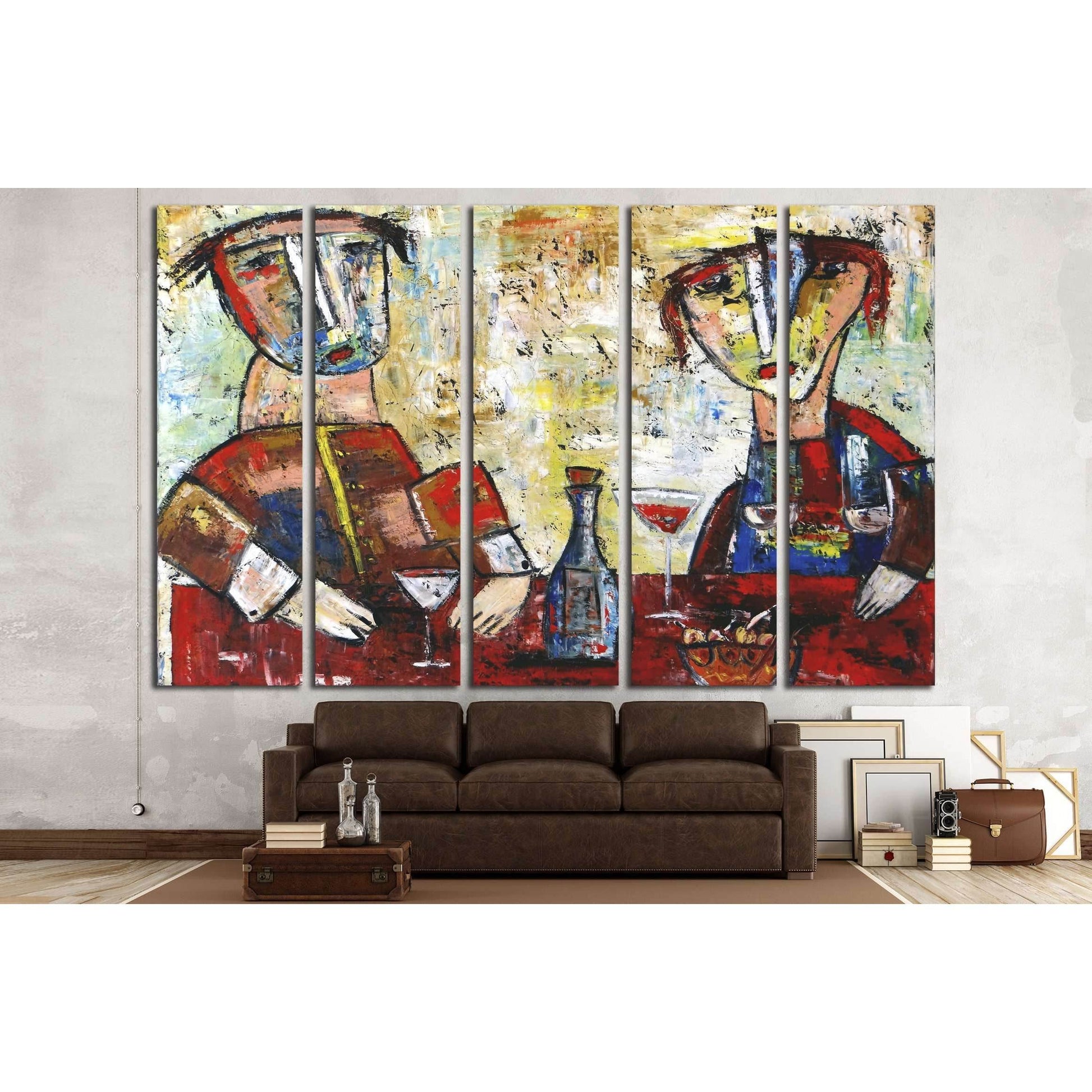 Oil painting №3422 Ready to Hang Canvas Print - Zellart Canvas Prints ALL_Products, s-3422