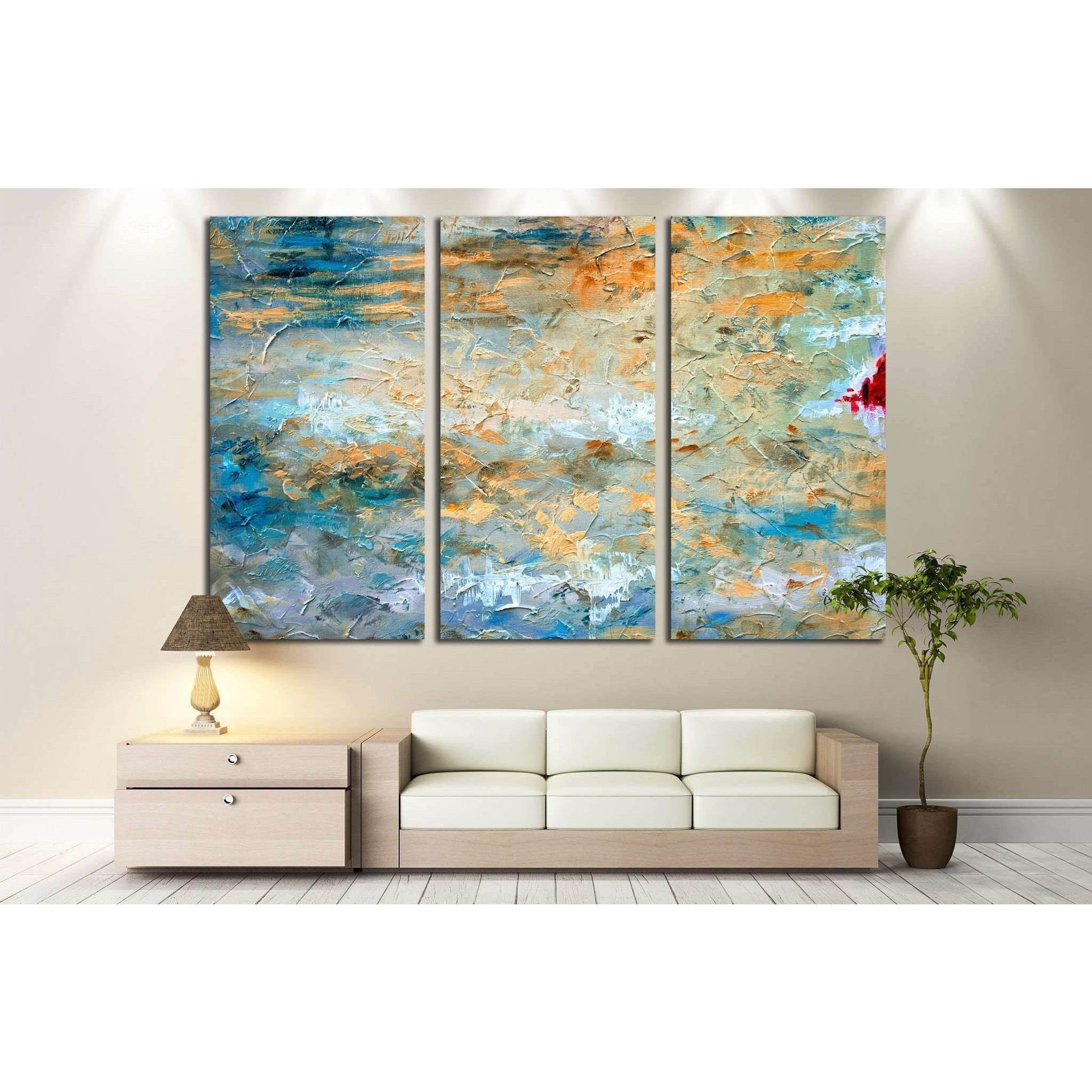 Oil painting Abstraction №8 Ready to Hang Canvas PrintCanvas art arrives ready to hang, with hanging accessories included and no additional framing required. Every canvas print is hand-crafted, made on-demand at our workshop and expertly stretched around