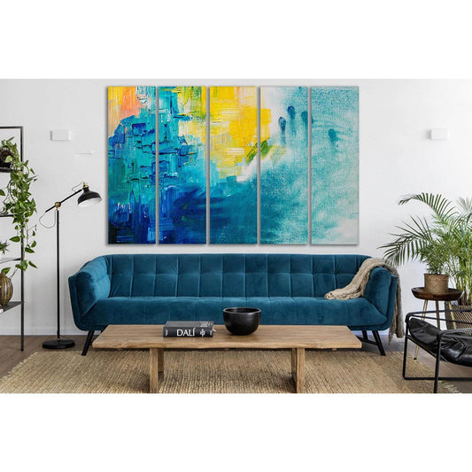 Oil Painting On Canvas №SL579 Ready to Hang Canvas Print - Zellart Canvas Prints 0new, ALL_Products, Oil Painting Wall Art