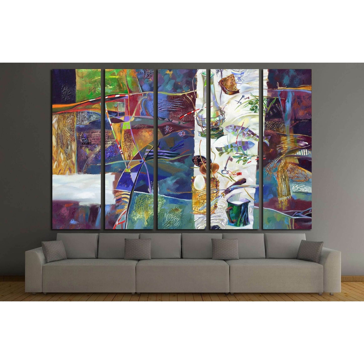 oil paints picture №3226 Ready to Hang Canvas Print - Zellart Canvas Prints ALL_Products, s-3226