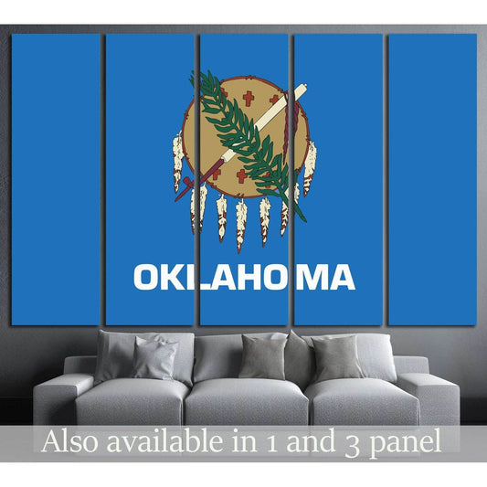 Oklahoma №656 Ready to Hang Canvas PrintCanvas art arrives ready to hang, with hanging accessories included and no additional framing required. Every canvas print is hand-crafted, made on-demand at our workshop and expertly stretched around 100% North Ame