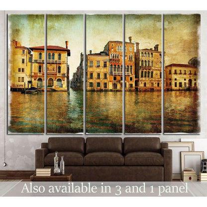 old beautiful Venice №757 Ready to Hang Canvas Print - Zellart Canvas Prints ALL_Products, s-757