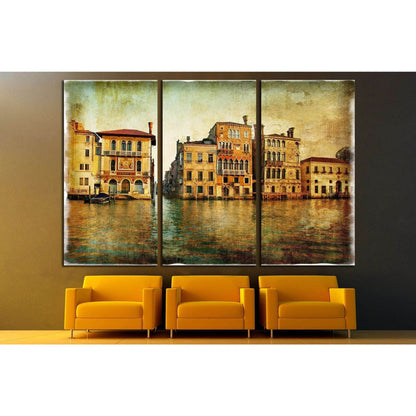 old beautiful Venice №757 Ready to Hang Canvas Print - Zellart Canvas Prints ALL_Products, s-757