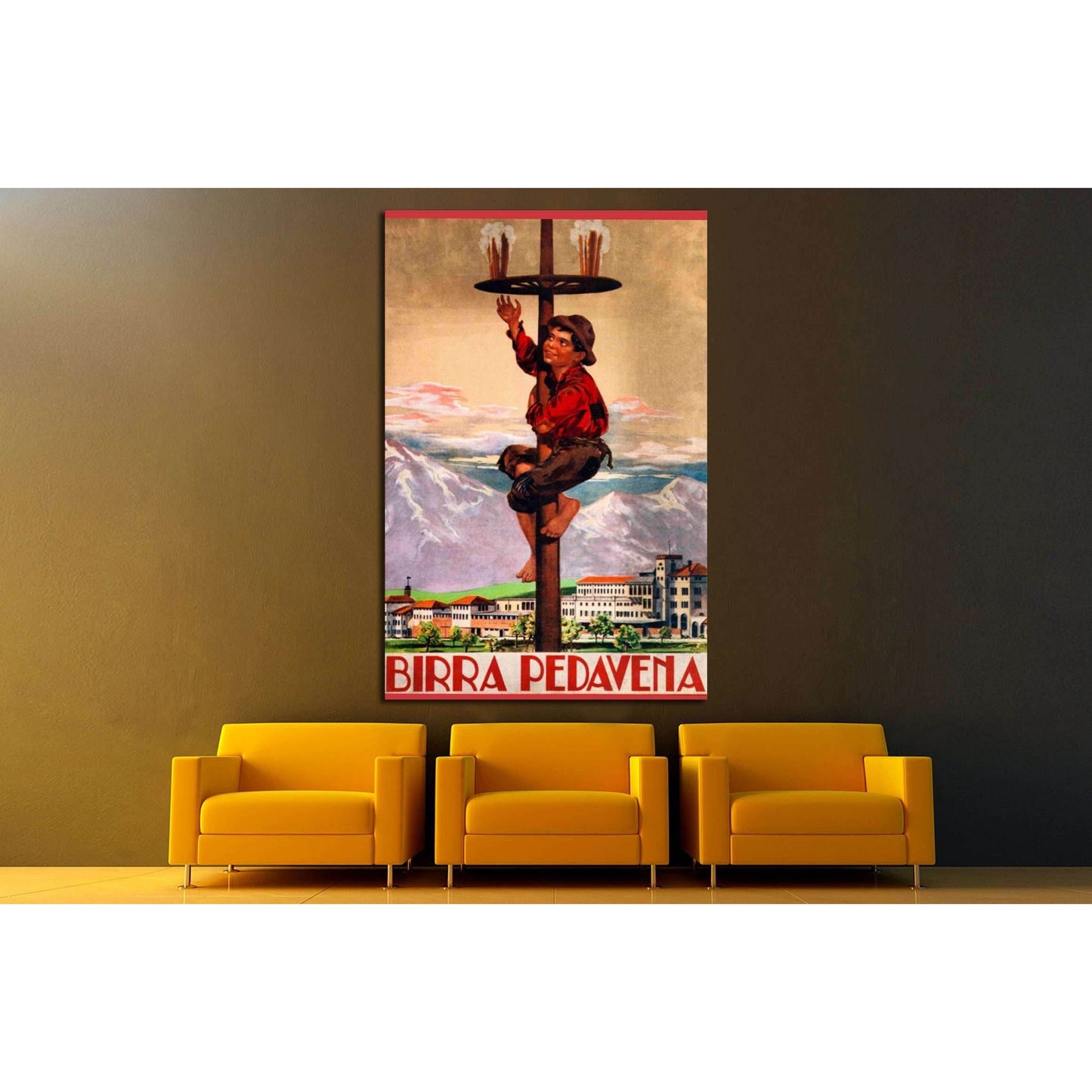 old beer retro №3471 Ready to Hang Canvas Print - Zellart Canvas Prints ALL_Products, Beer, s-3471