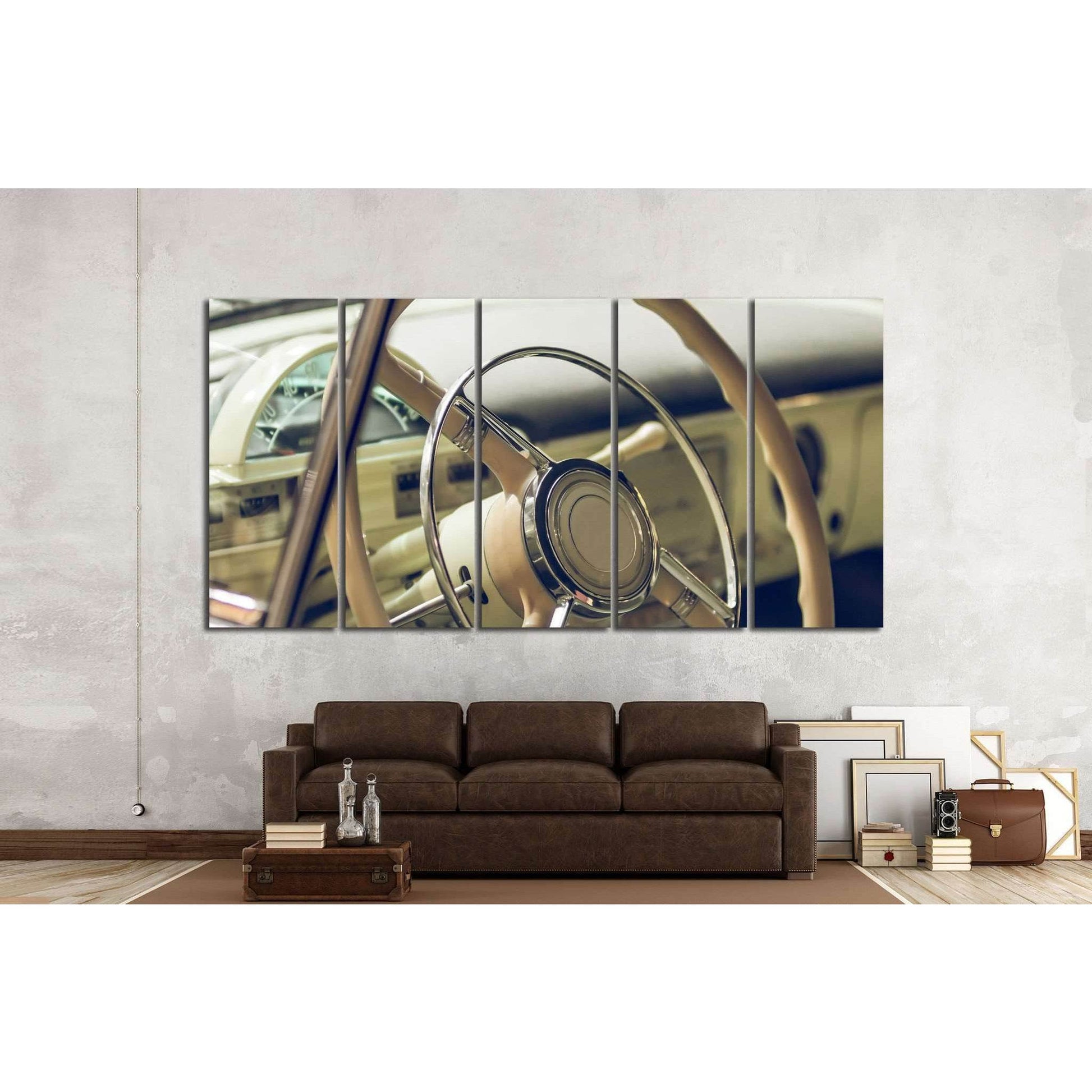 old car №1415 Ready to Hang Canvas Print - Zellart Canvas Prints ALL_Products, s-1415