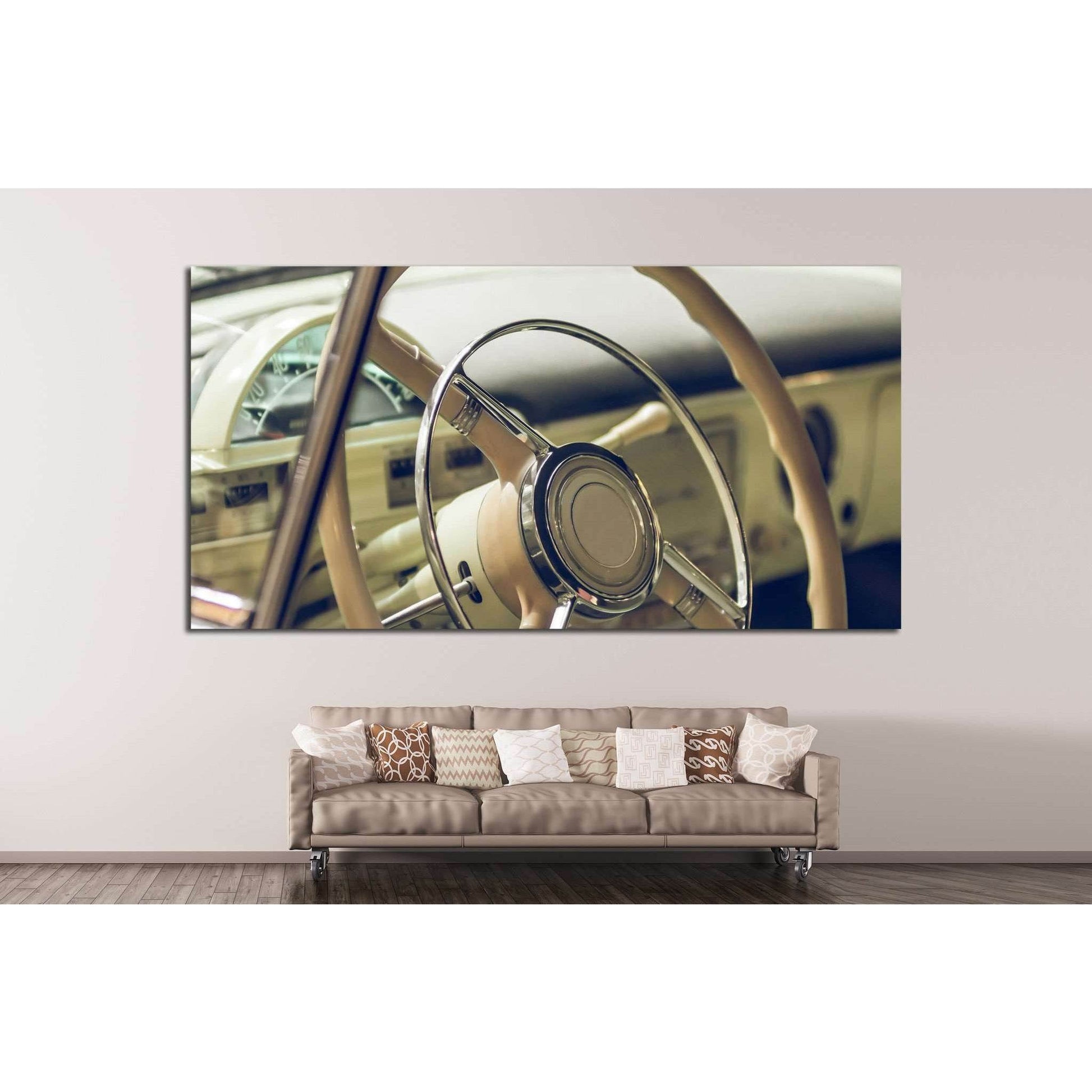 old car №1415 Ready to Hang Canvas Print - Zellart Canvas Prints ALL_Products, s-1415